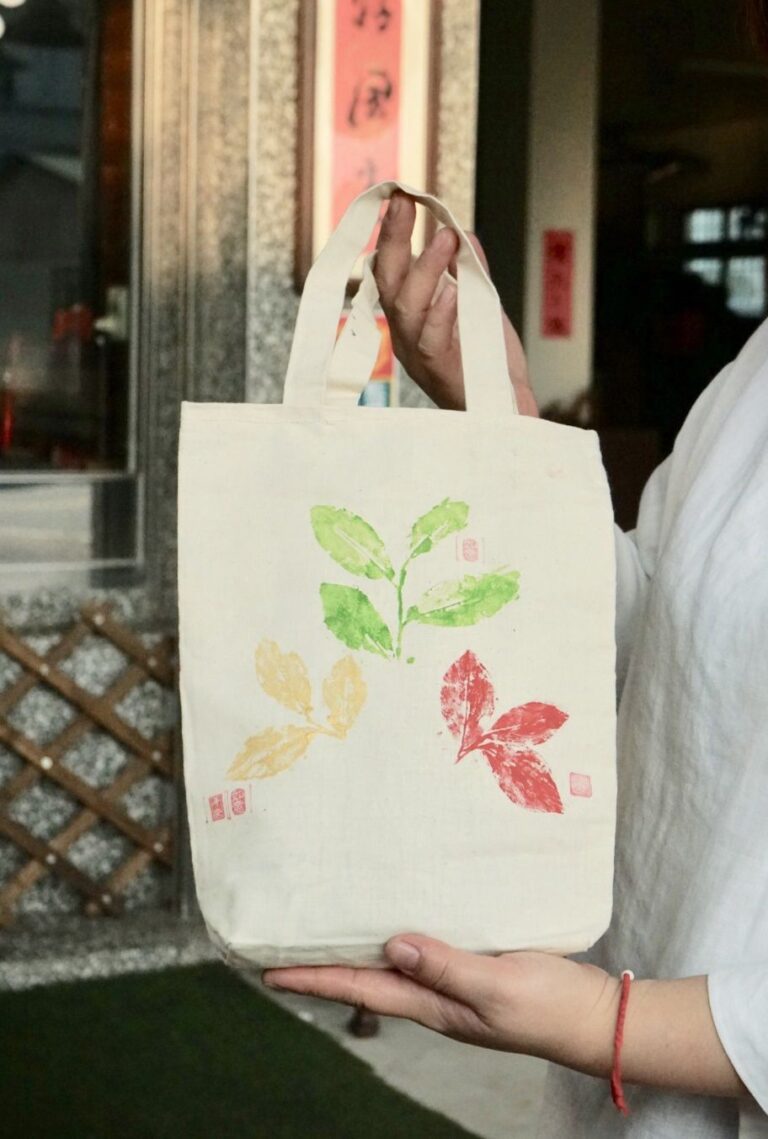 泉發製茶廠體驗－茶葉拓染DIY（5）