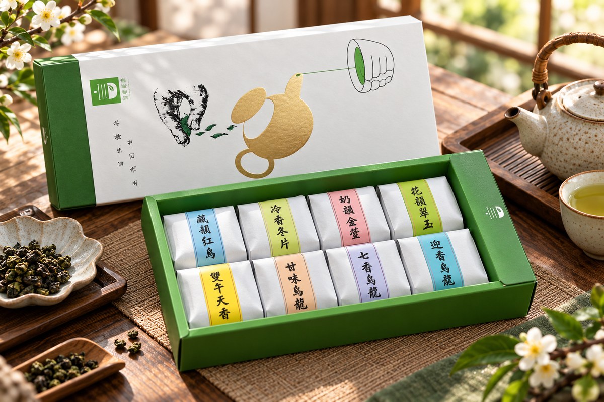 茶享好時光・任選八入茶葉禮盒(50g×8)