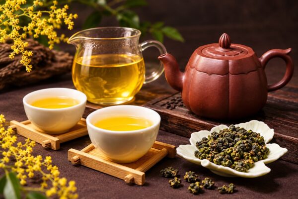 冷香杉林溪冬茶 茶湯與茶葉