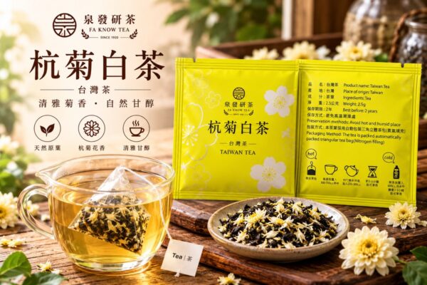 杭菊白茶 茶包包裝