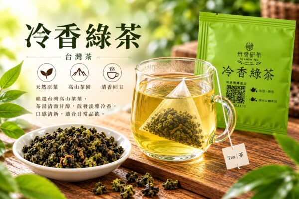 泉發研茶 冷香綠茶 茶包冷泡熱泡