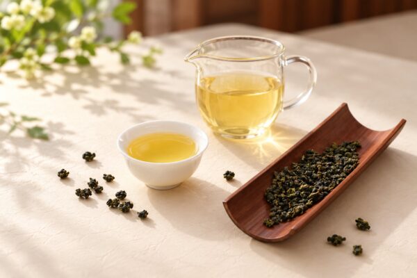 清香冬片茶 茶湯與茶葉