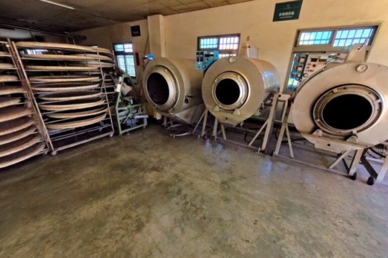 泉發製茶廠製茶區