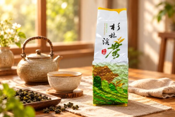 杉林溪(韻香)春茶 四兩裝150公克袋裝與茶湯