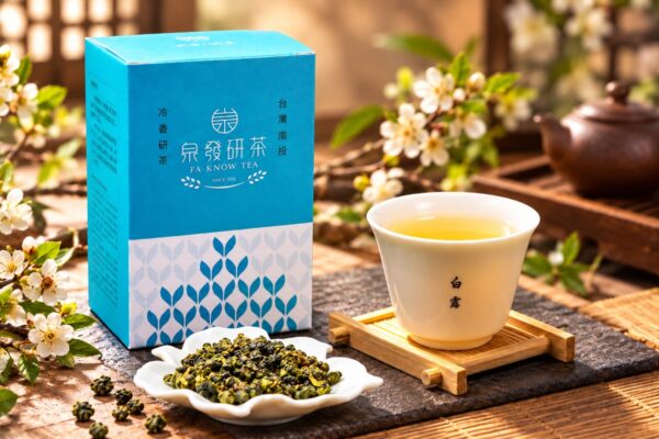泉發研茶 冷香杉林溪 茶盒與茶湯