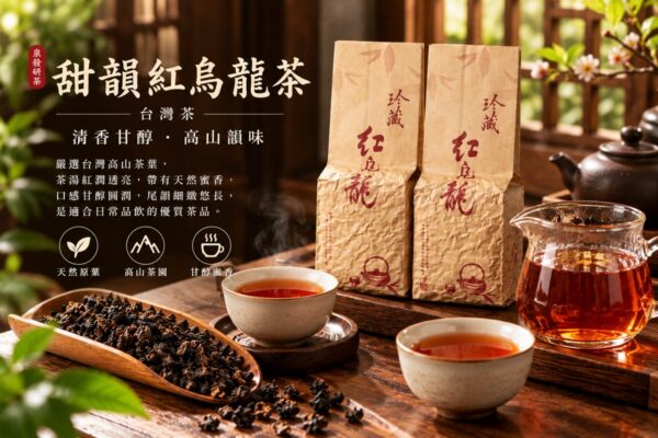 泉發研茶 甜韻紅烏龍茶 金萱紅烏龍 四兩裝