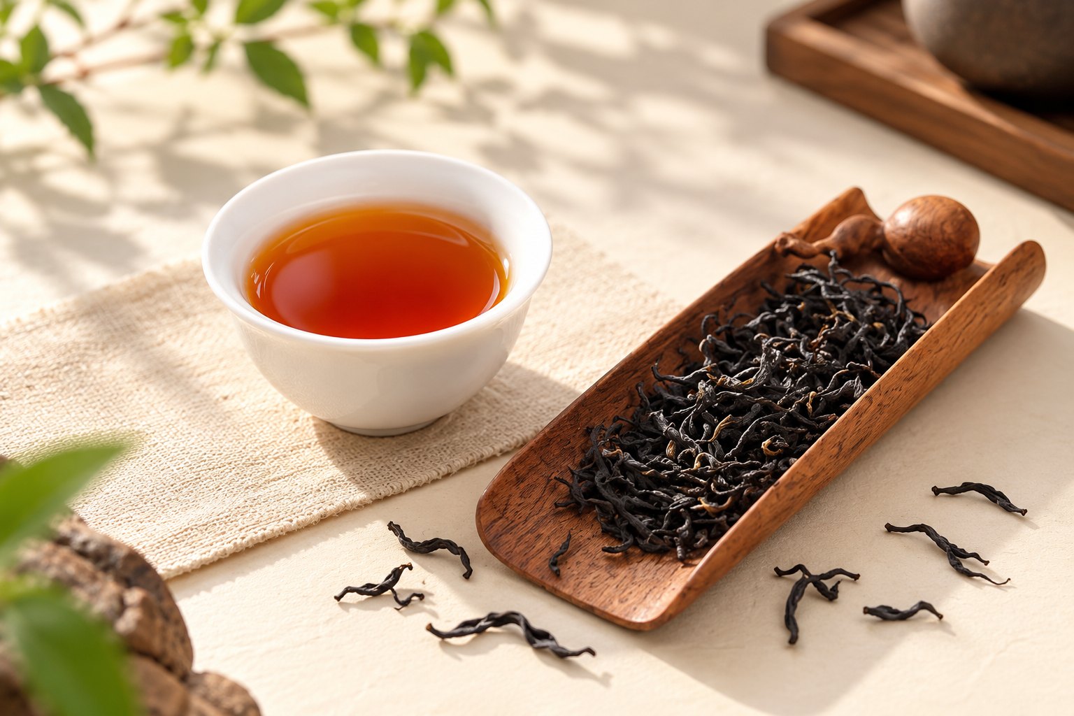 野放紅茶王 茶葉與茶湯