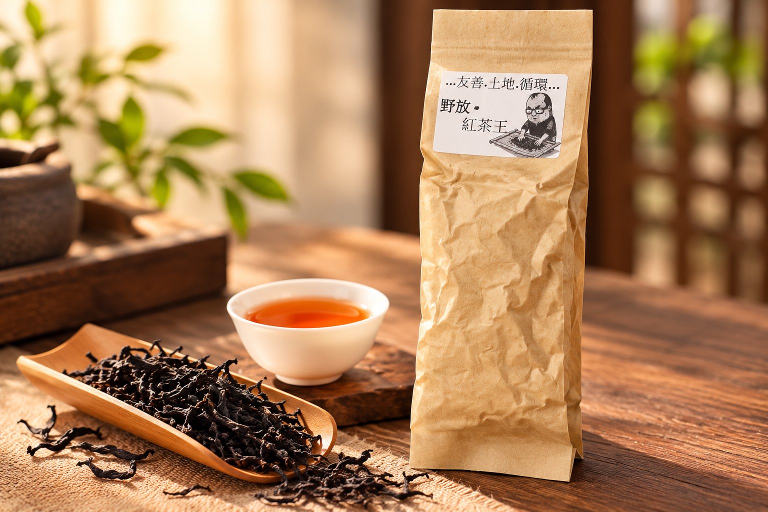 野放紅茶王 60公克包裝