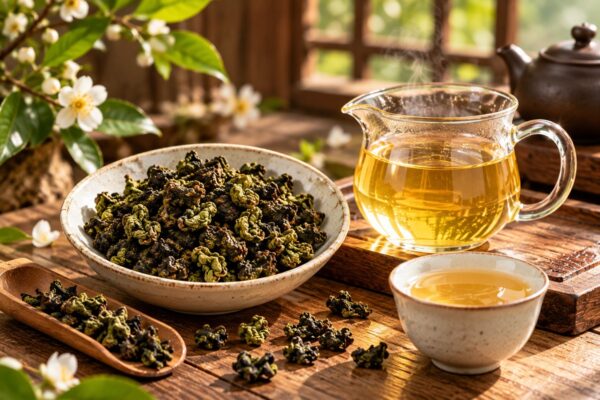 韻香冬片茶 茶葉與茶湯